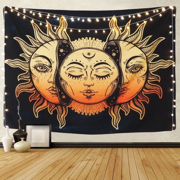 Other - Sun Wall Tapestry Boho Decor 60" W x 50" H